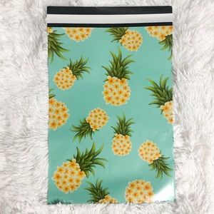 12 (10 X 14) Plumeria Pineapple Poly Mailers